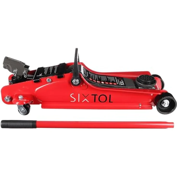 Sixtol SX JACK 2.5T 360, Mobiler hydraulischer Wagenheber mit niedrigem Profil und 360-Grad drehbarem Griff, Tragkraft 2,5 t – Bild 4