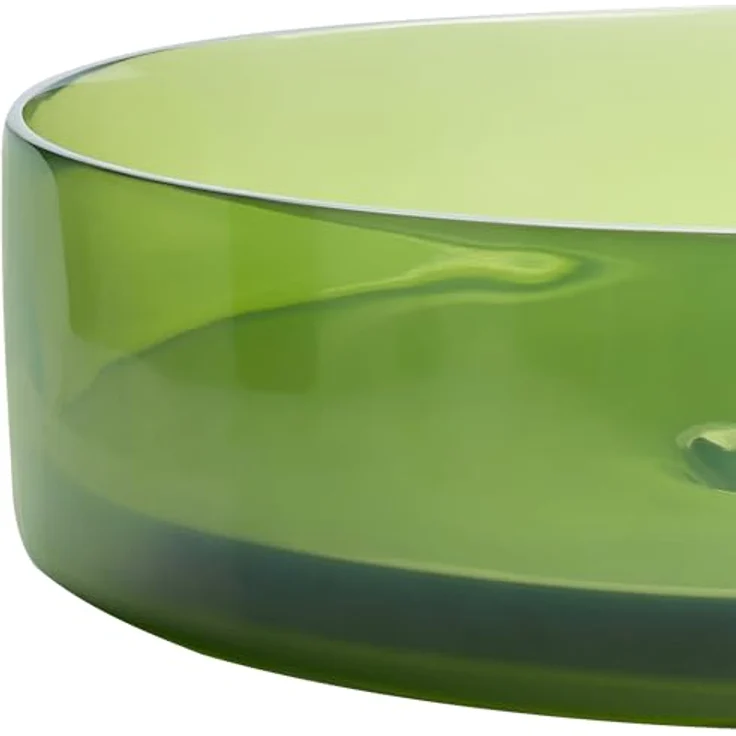 Beliani Tolosa, Aufsatzwaschbecken aus Mineralwerkstoff, 360 mm, mit Klick-Klack-Stöpsel, elegantes Design – Bild 6