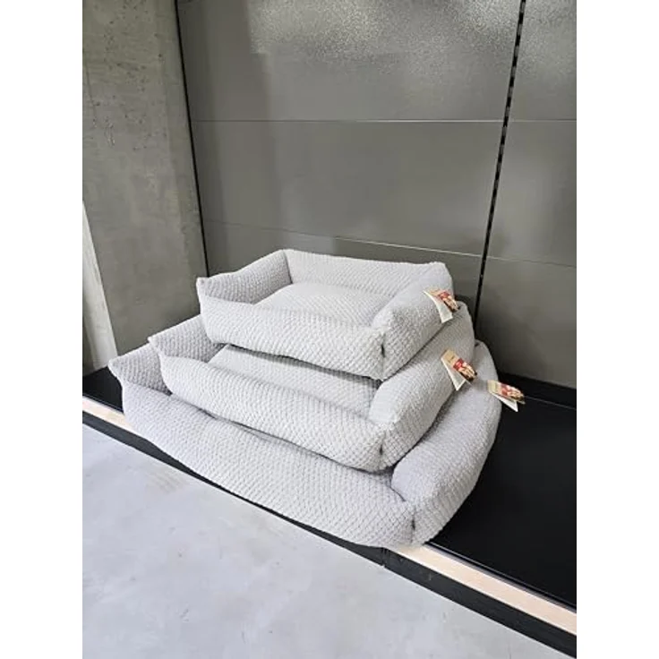 Flamingo Panier Jacquard Rectangle Gris - 80x67x22cm - Waschbar - Rutschfester Boden - Housse amovible Avec fermeture éclair – Bild 4