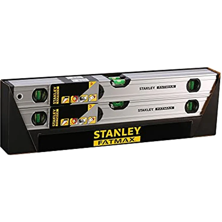 Stanley FatMax Wasserwaage Pro magnetisch (60 cm Länge, 1 vertikale Libelle, 1 horizontale Libelle Bi-Material) 0-43-625 – Bild 6