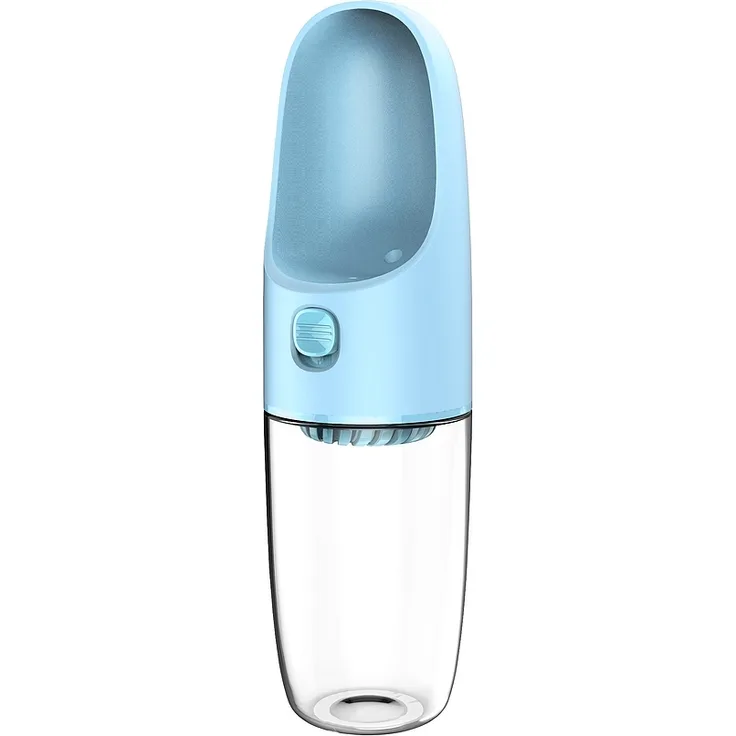 Dogness Travel Bottle Reiseflasche, Hellblau, Sperrschalter verhindert Auslaufen, Aktivkohlefilter