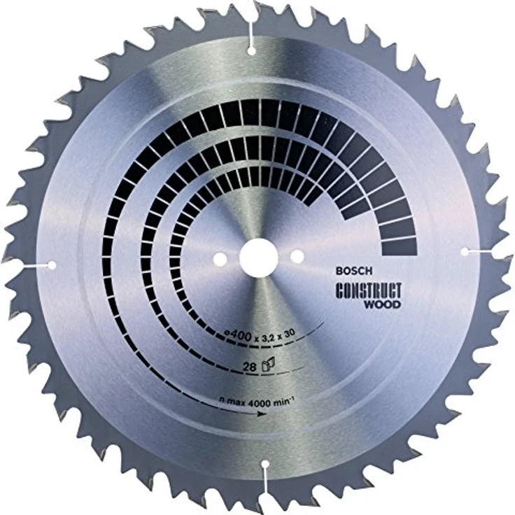 Bosch Professional Kreissägeblatt Construct Wood (Holz, 400 x 30 x 3,2 mm, 28 Zähne, Zubehör Kreissäge) – Bild 5