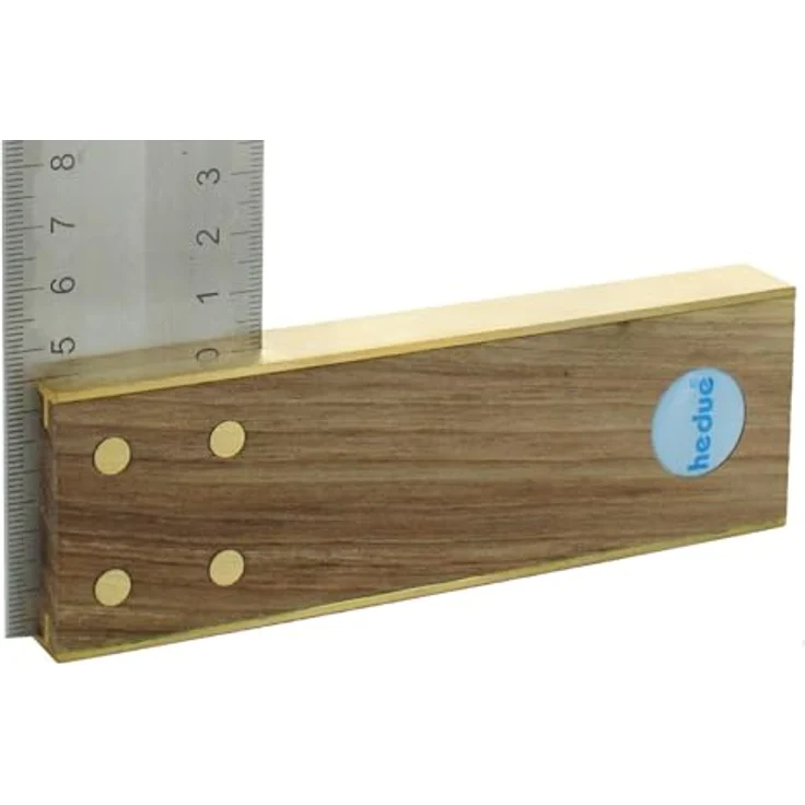 hedue Tischlerwinkel Nussbaum Edelstahlblatt 45 mm 1, 250 mm, A025 – Bild 4
