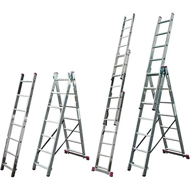 KRAUSE Corda Vielzweckleiter - 3x7 Sprossen, mit Treppenfunktion – Bild 3
