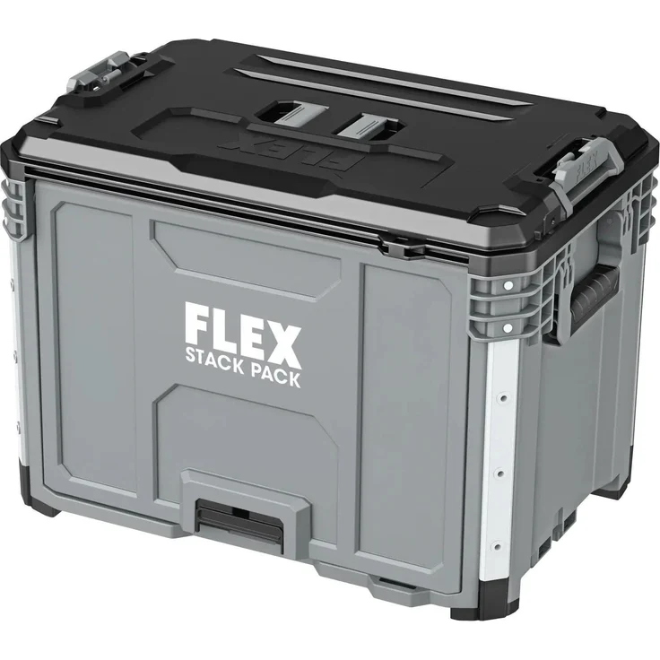 Flex-Tools 533241 TKL SP CB Werkzeugkoffer, Staukasten mit Seitendeckel, STACK PACK