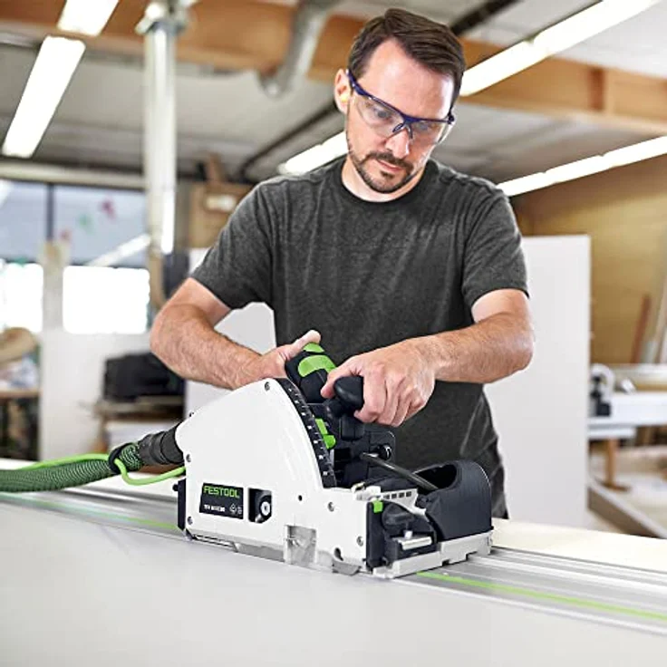Festool Vorritzer-Tauchsäge TSV 60 KEBQ-Plus (mit Kreissägeblatt, Sichtfenster, Innensechskantschlüssel, Vorritz-Sägeblatt, Innensechskantschlüssel), im Systainer – Bild 4