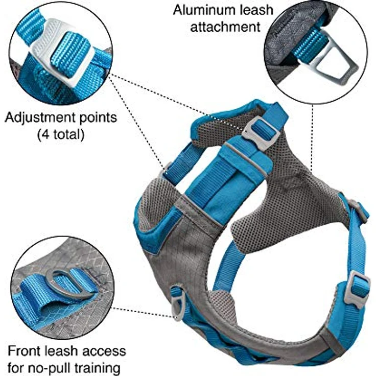 Kurgo Journey Air Geschirr (XL, Hund, Spazieren), Halsband + Leine – Bild 2