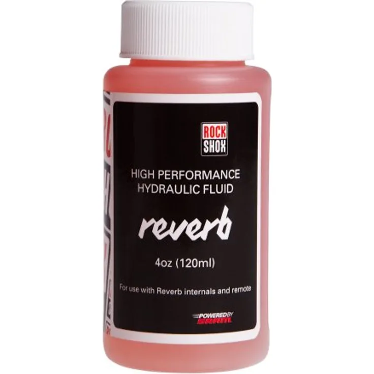RockShox Reverb Hydraulik, Rot, 120ml - Viskosität: 2, 5 WT, optimales Performance, Hochwertiges Qualität