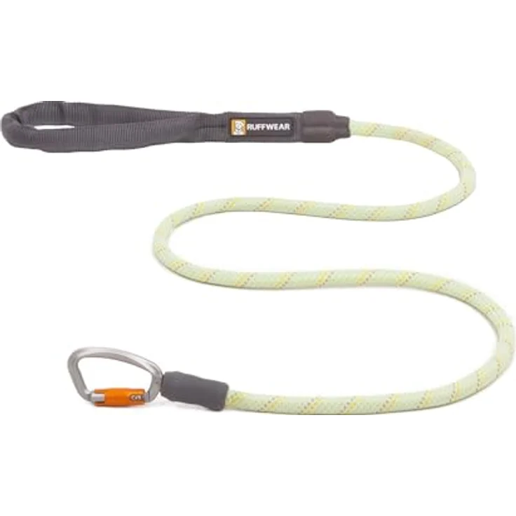RUFFWEAR Knot-a-Leash Reflektierende Hundeleine, große, zugfreie 1,5 m Lange Hundeleine mit gepolstertem Griff, leichte und robuste Hundeleine, Anti-Tangle-Leine, L, Moosgrün. – Bild 1