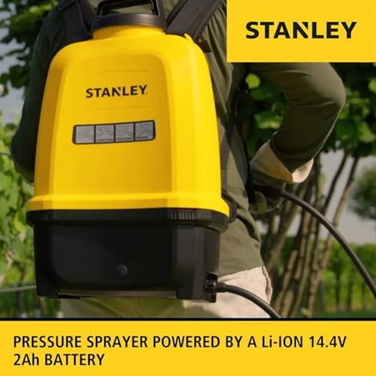Generic STANLEY Akku-Drucksprüher 16 L, 14,4 V, 2,0 Ah, Bewässerungssystem mit 1-tlg. Set – Bild 2