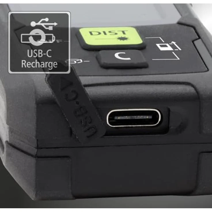 LASERLINER LaserRange-Master Gi4, Mini Laser-Entfernungsmesser bis 40 m mit Pythagoras-Funktion und grünem Laser – Bild 4