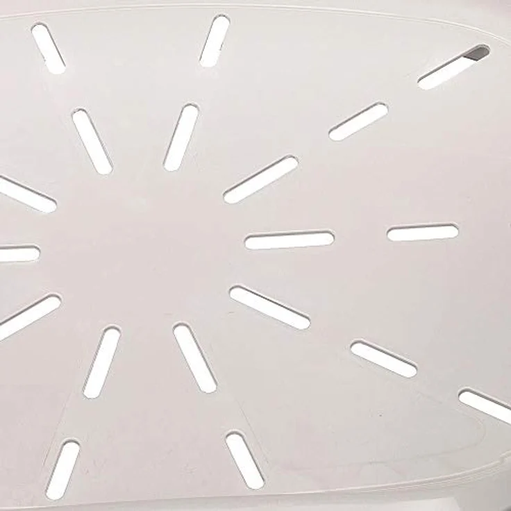 Ferplast Siesta Deluxe Hundebett, waschbar und atmungsaktiv, rutschfest, 74 x 48 x h 25 cm, Weiß – Bild 4