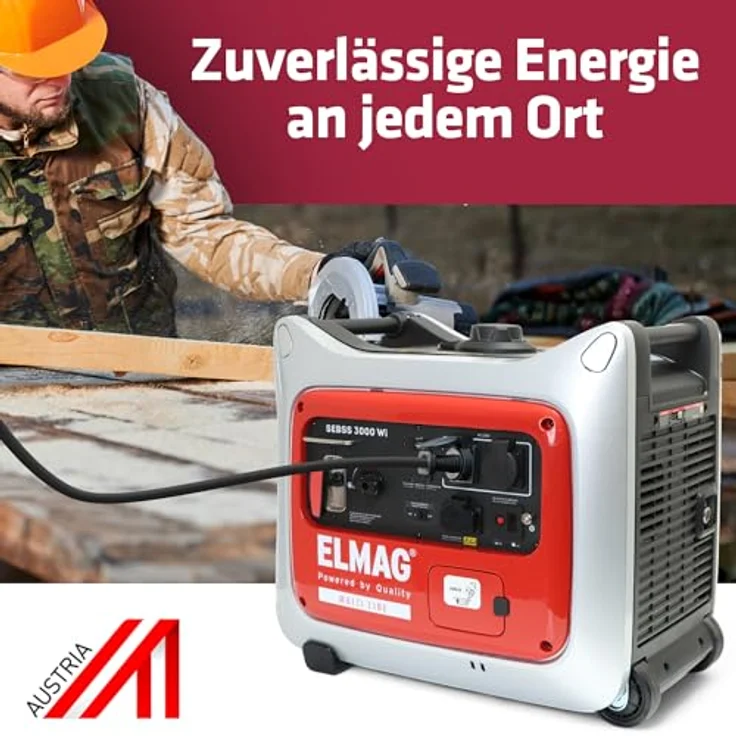 ELMAG Inverter Stromerzeuger SEBSS 3000Wi – Bild 4