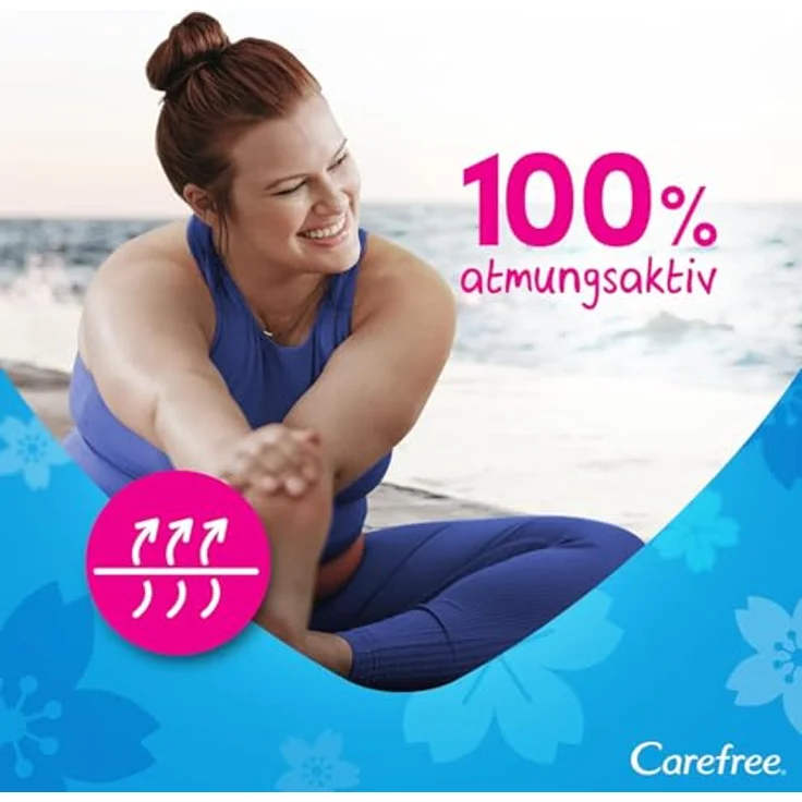 Carefree Cotton Feel Normal Slipeinlagen, 100% atmungsaktiv, ohne Duft, 56 Stück – Bild 3