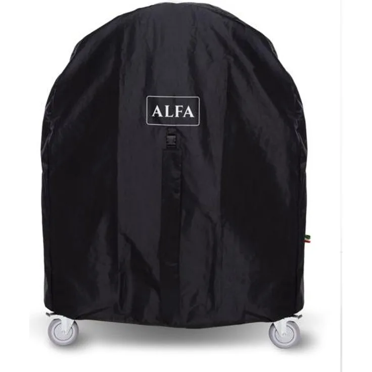 Alfa Forni, Grillabdeckung, Schutzhülle Schwarz 5 Pizze + Unterbau (Moderno) (Aussenküche)