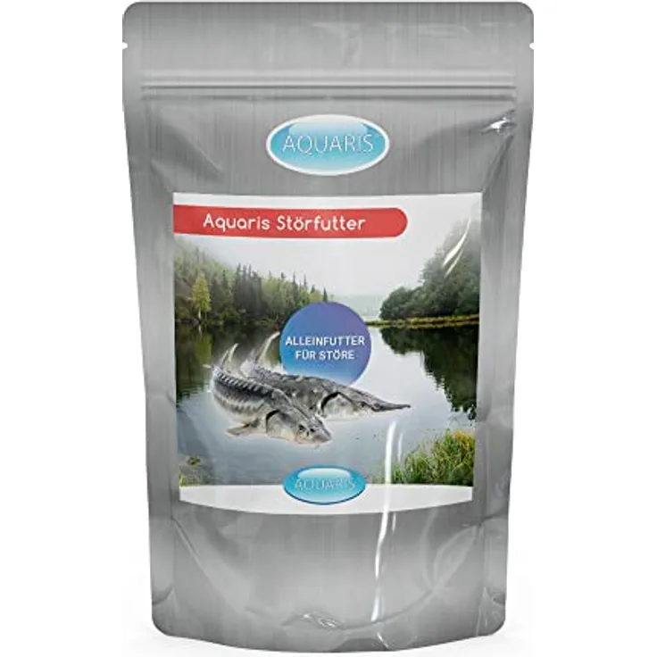 AQUARIS Futter für stör Fische trüben Nicht das Wasser und enthalten viele Nährstoffe mit nützlichen Elementen und leicht verdaulich 680 g / 1 L / 6 mm