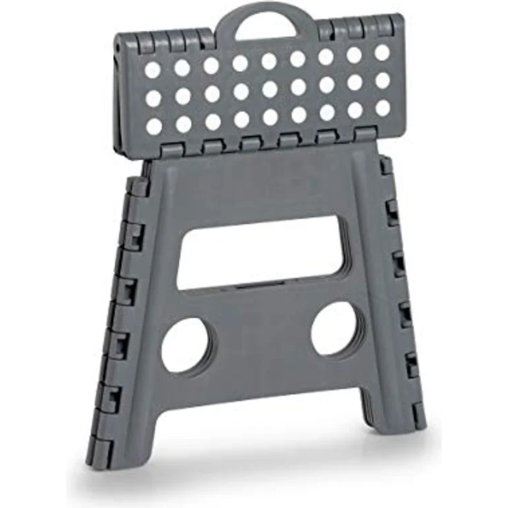 Zeller Tritthocker schwarz 1 Stufe, stabil und belastbar bis 150 kg, H: 32,0 cm – Bild 2