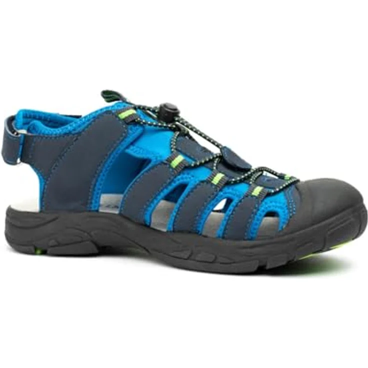 Trollkids Kid's Kvalvika Sandale, Sicherheitssandalen mit Zehenschutz, Blau, Größe 30 – Bild 4