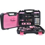 P & K Werkzeugkoffer Beste Tochter Personalisierter 136-teiliger Werkzeugkoffer in Pink