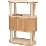 EBI, Kratzbaum aus Bambus Tori 113 78 x 39 x 113 cm, Beige, Katze