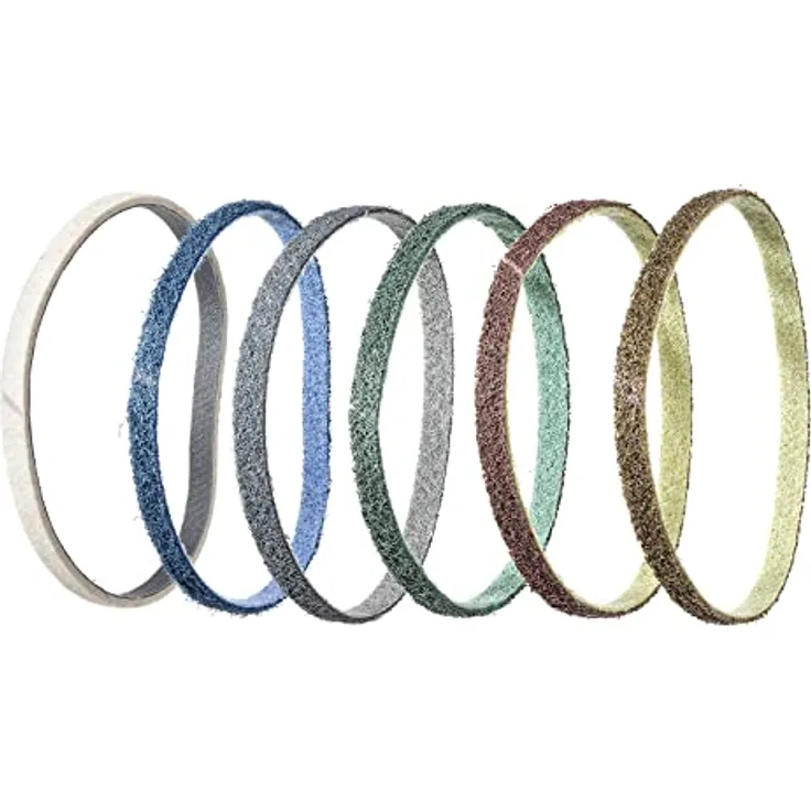 Score Abrasives Pro Line Vlies-Schleifband, 6-teiliges Set mit gemischten Körnungen, 13 x 457 mm, für Metall, Holz und Kunststoff