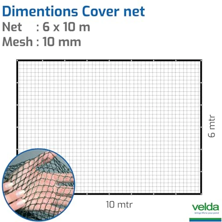 Velda Abdecknetz für Teiche 6 x 10 m – Bild 3