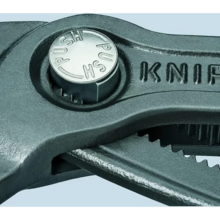 KNIPEX 87 03 250 Cobra Hightech-Wasserpumpenzange verchromt mit rutschhemmendem Kunststoff überzogen 250 mm – Bild 5