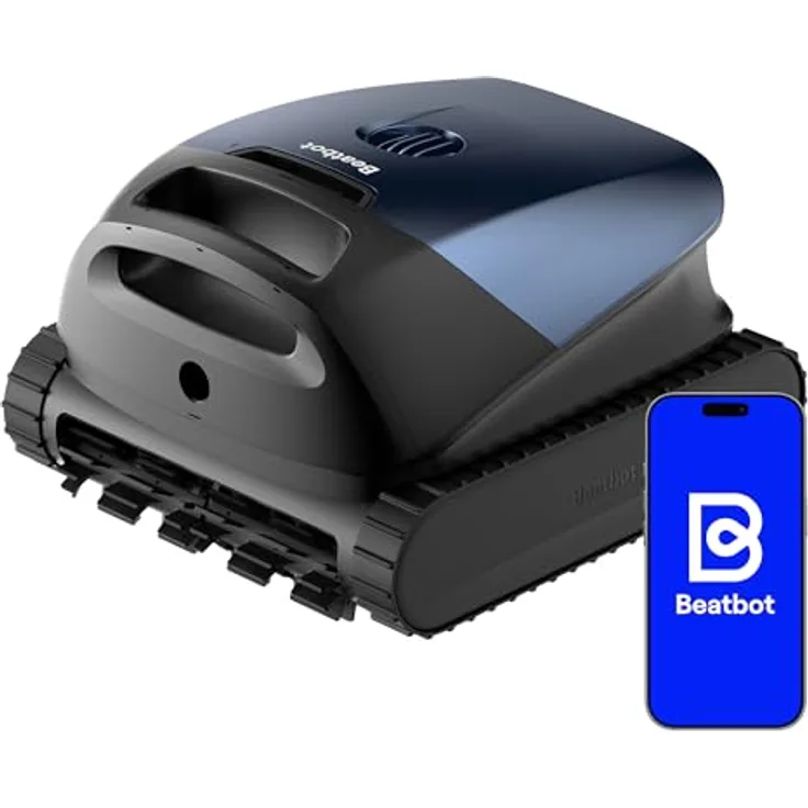 Beatbot (2026 Neu) Sora 10 Poolroboter Boden und Wand, Reinigt Wasserlinie & Plattformen, 25700 LPH Saugleistung, smartes Parken an der Waaaerlinie, 5L Filterkorb, bis zu 5 Std. Laufzeit, Tiefblau