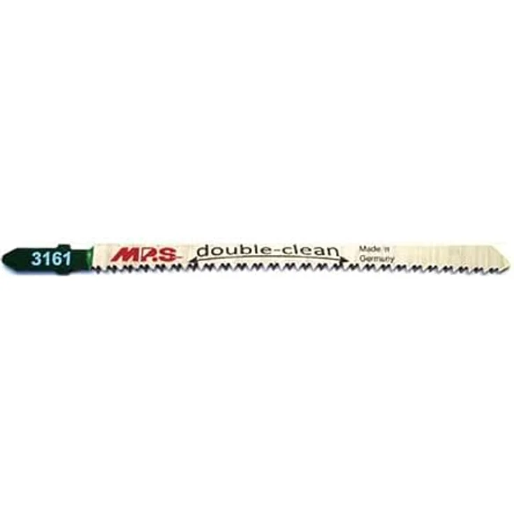 qpool24 MPS CV-Stichsägeblatt, 5 Stück, geschliffen, radialverzahnt, Gesamtlänge 132mm, Zahnteilung 2,0mm für sauberen, splitterfreien Schnitt – Bild 1