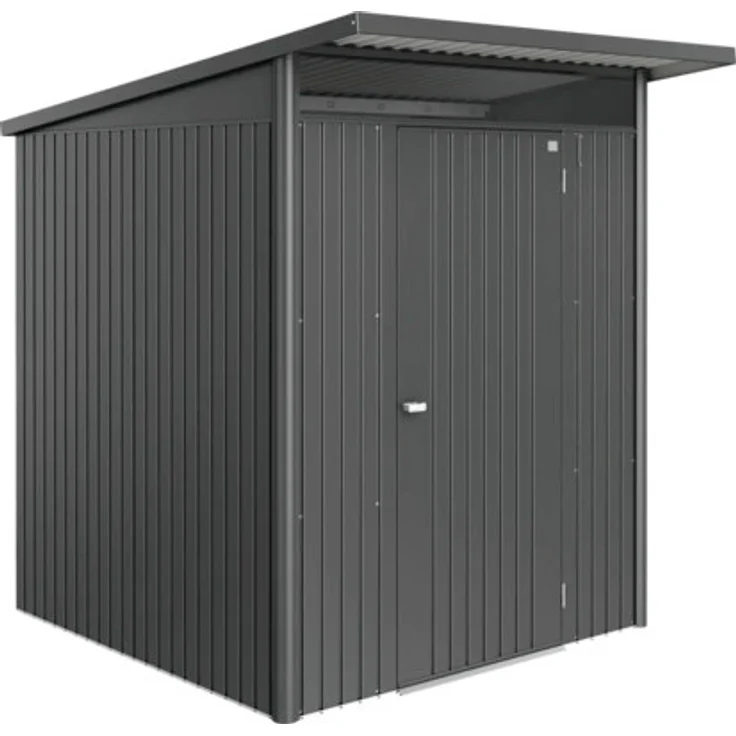 Biohort Gartenhaus AvantGarde Eco A1 mit Standardtür 180 x 220 cm in dunkelgrau-metallic