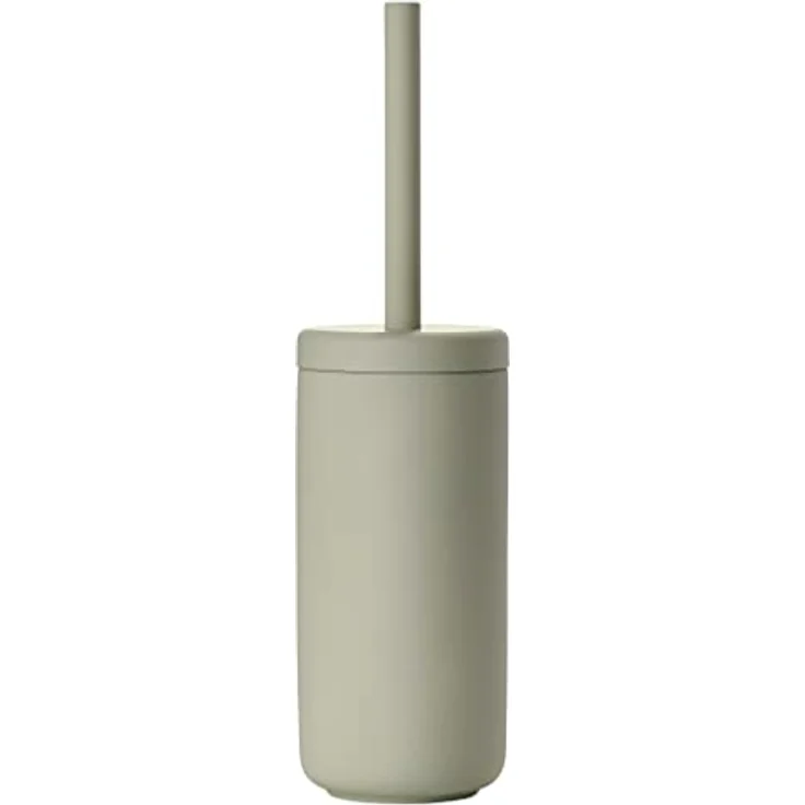 Zone Denmark Ume WC-Bürste/Toilettenbürste/WC-Garnitur, Steinzeug mit Soft Touch-Beschichtung, eukalyptusgrün – Bild 1