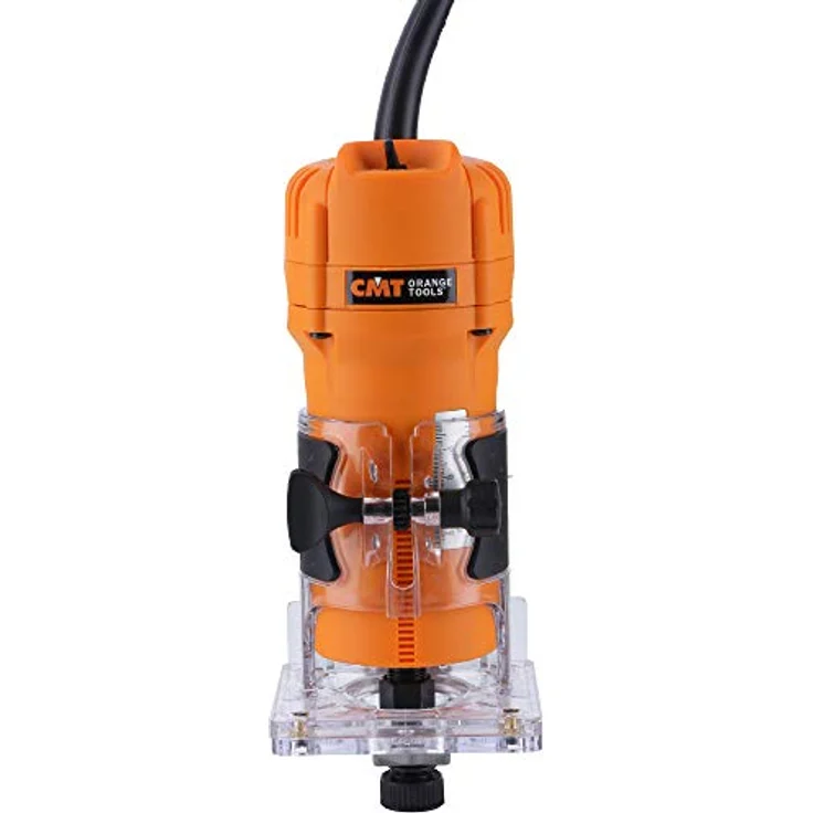 CMT CMT10 Elektrofräse professionell für Kanten 550 W-230 V mit Zangen 6/8 mm, 550 W, 230 V, Orange/Schwarz – Bild 4