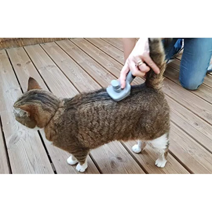 Vetocanis Katzenbürste, einziehbar, selbstreinigend, 0,16301 kg – Bild 5