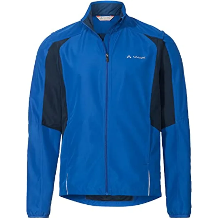 Vaude Men's Dundee Classic ZO Jacket, Fahrradjacke für Herren, winddicht, wasserabweisend, atmungsaktiv, blau, Größe 3XL