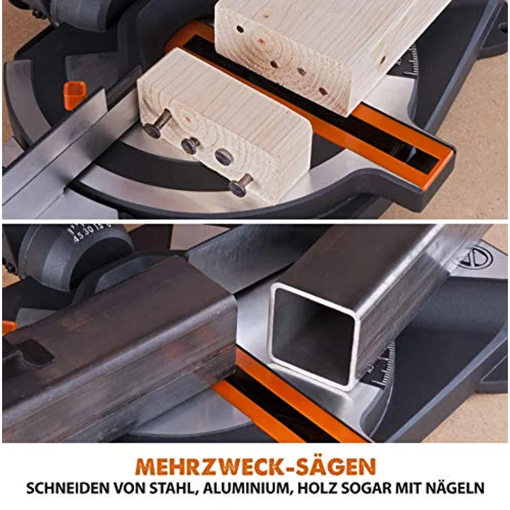 Evolution Power Tools - R210CMS Mehrzweck-Gehrungssäge, 210 mm (230 V) – Bild 6