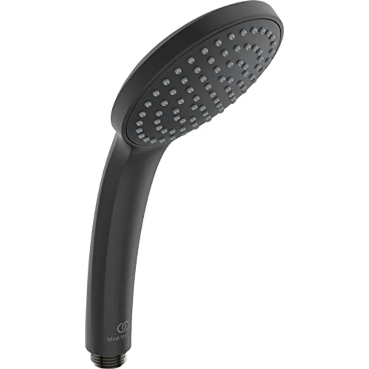Ideal Standard Handbrause Idealrain, 1-Funktion Ø100 mm, Wassersparend, Schwarz matt