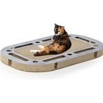 Canadian Cat Company Kratzbrett PlayPlate XL, betonoptik, mit integrierter Kratzpappe Katzenspielzeug