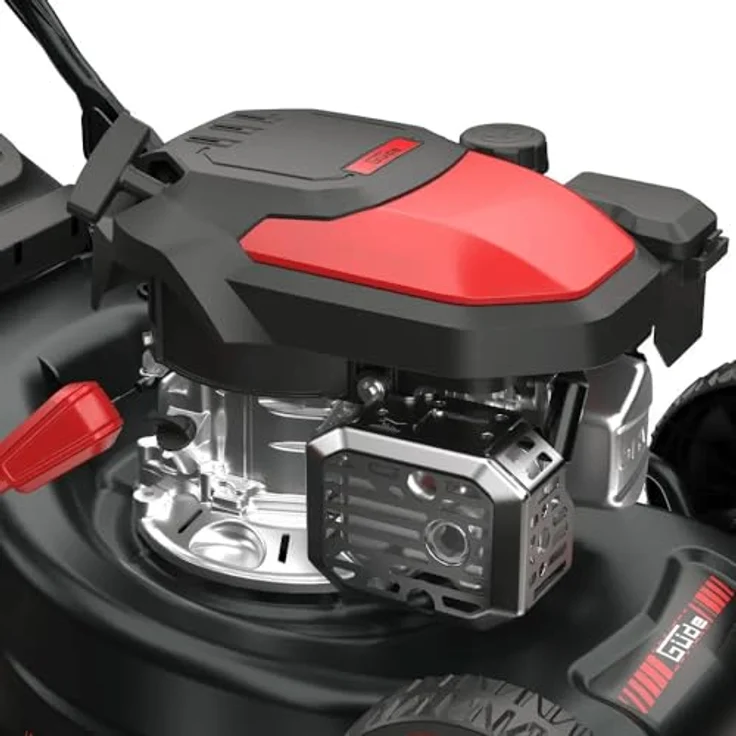 Güde Benzin-Rasenmäher Eco Wheeler EW 410-127, 41 cm Schnittbreite, 4-Takt-Motor, 45 l Fangkorb, zentral verstellbare Schnitthöhe – Bild 2