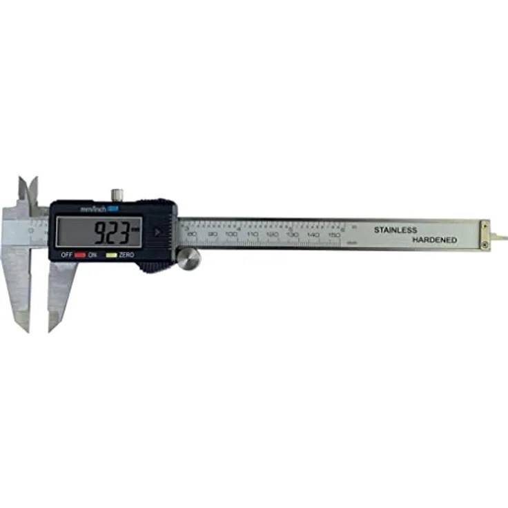 RS PRO Digitalmessschieber LCD, metrisch & zöllig 150mm / 0,03 mm