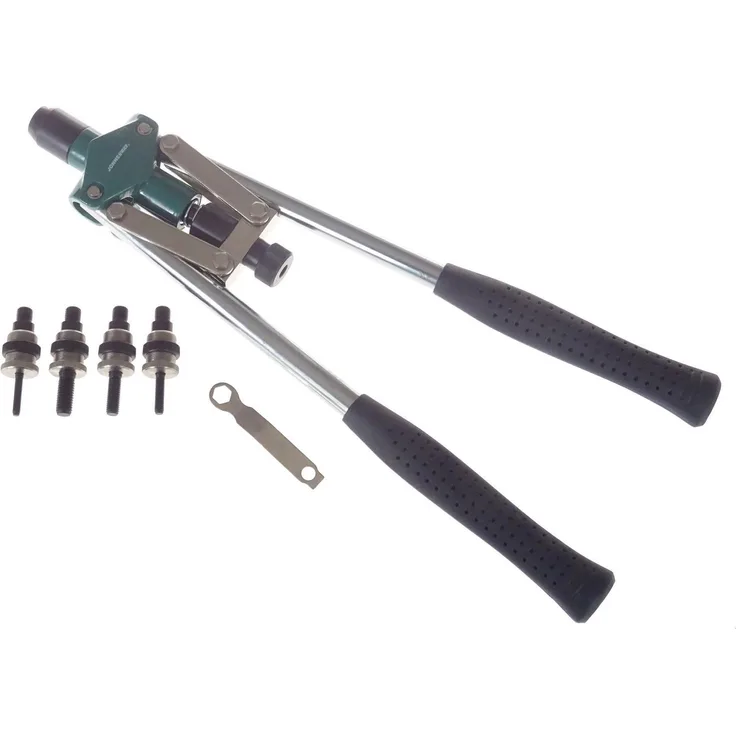 Jonnesway Hebelnietzange für Mutternieten M5 - M10 V1104 (480 mm), Profi-Hebelnietzange