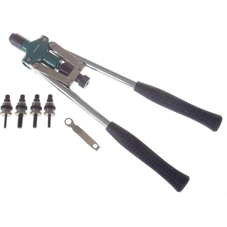 Jonnesway Hebelnietzange für Mutternieten M5 - M10 V1104 (480 mm), Profi-Hebelnietzange