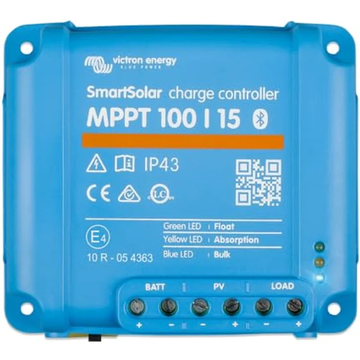 Victron MPPT 100/15 SmartSolar Laderegler 12/24V 15A – Bild 1