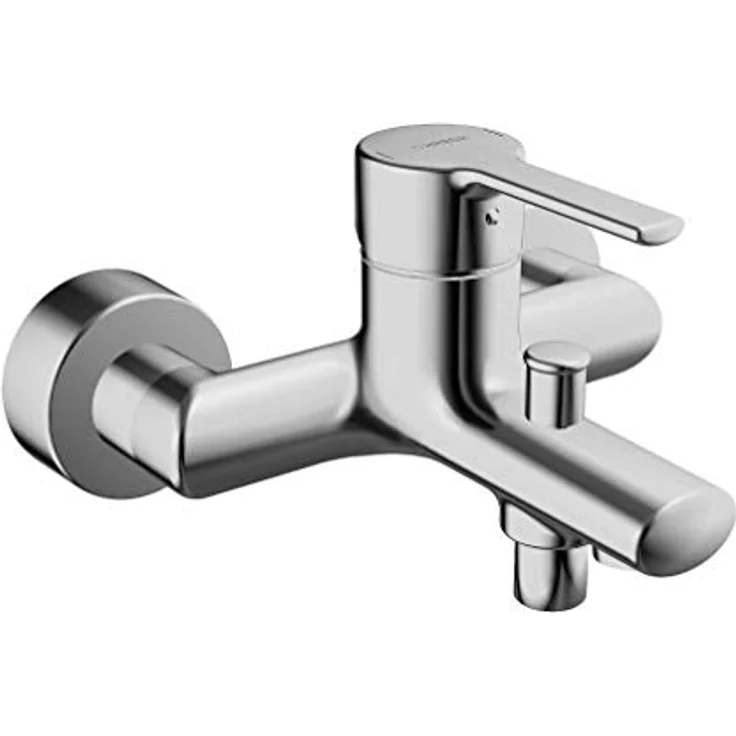 Hansa 3742173 Hansaronda Wannenarmatur, Aufputz Einhebelmischer mit Umstellung ohne Wannen-Brausegarnitur – Bild 1
