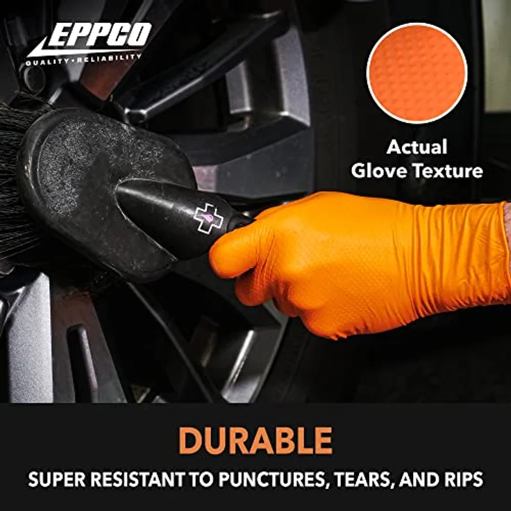 Kunzer TIGER GRIP Nitril-Einweghandschuhe Größe 9 100 St. - Preisvergleich – Bild 4