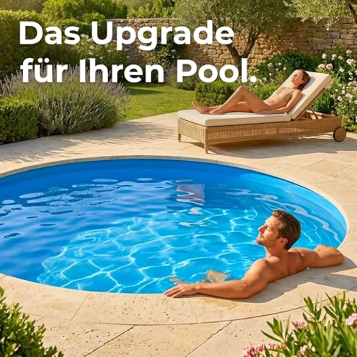 Poolinnenfolie für Rundbecken 460 x 120 cm 0,4 mm – Bild 9
