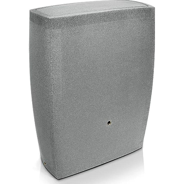 YourCasa Regentonne 275 Liter [SquareLux Rain] Eckig & Schmal - Metallgewinde und Deckel - Frostsicher - Grau – Bild 1