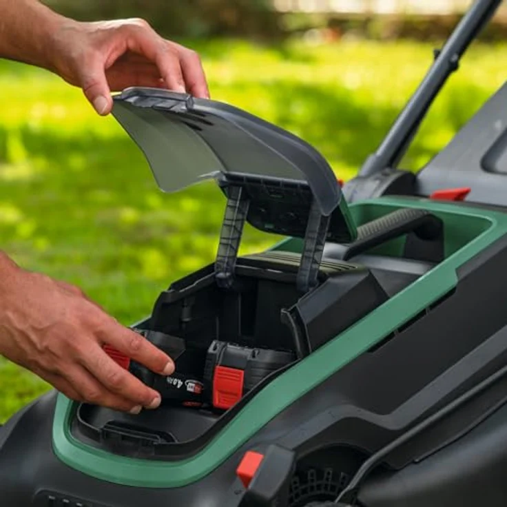 Bosch Akku-Rasenmäher Rotak18V2-43 Solo, 43 cm Schnittbreite, 3-in-1 Funktion, ohne Akku und Ladegerät – Bild 7
