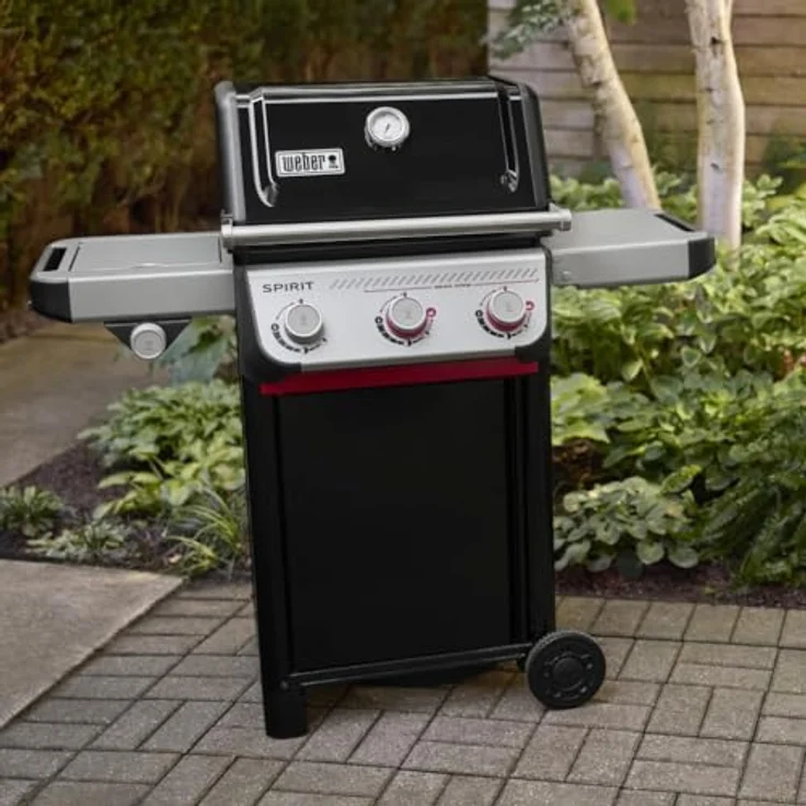 Weber Gasgrill Spirit E-335 GBS, 3 Brenner mit 9,1 kW, Grillfläche 52 x 44 cm, inkl. Seitenkocher und Sear Boost Funktion – Bild 4