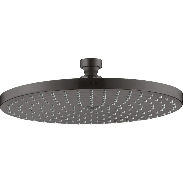 hansgrohe Kopfbrause Axor Starck, Kopfbrause 240 1jet - Brushed Black Chrome - Regendusche mit 1 Strahlart