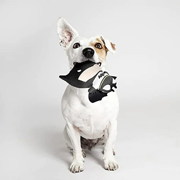 CERDÁ LIFE'S LITTLE MOMENTS Batman Hundespielzeug Kuscheltier - Weiches Hunde Spielzeug mit Quietscher, langlebig und griffig, 3D-Details, Mehrfarbig – Bild 3